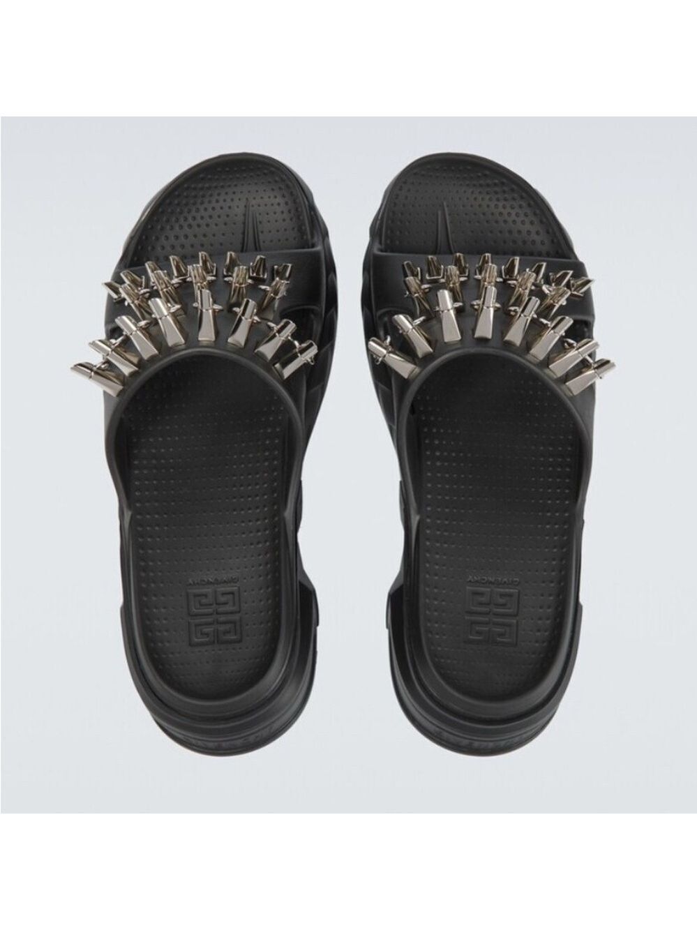 Givenchy Marshmallow Stud Embellished Slides Sandals in Black US 9.5, EU 40 - Picture 3 of 15